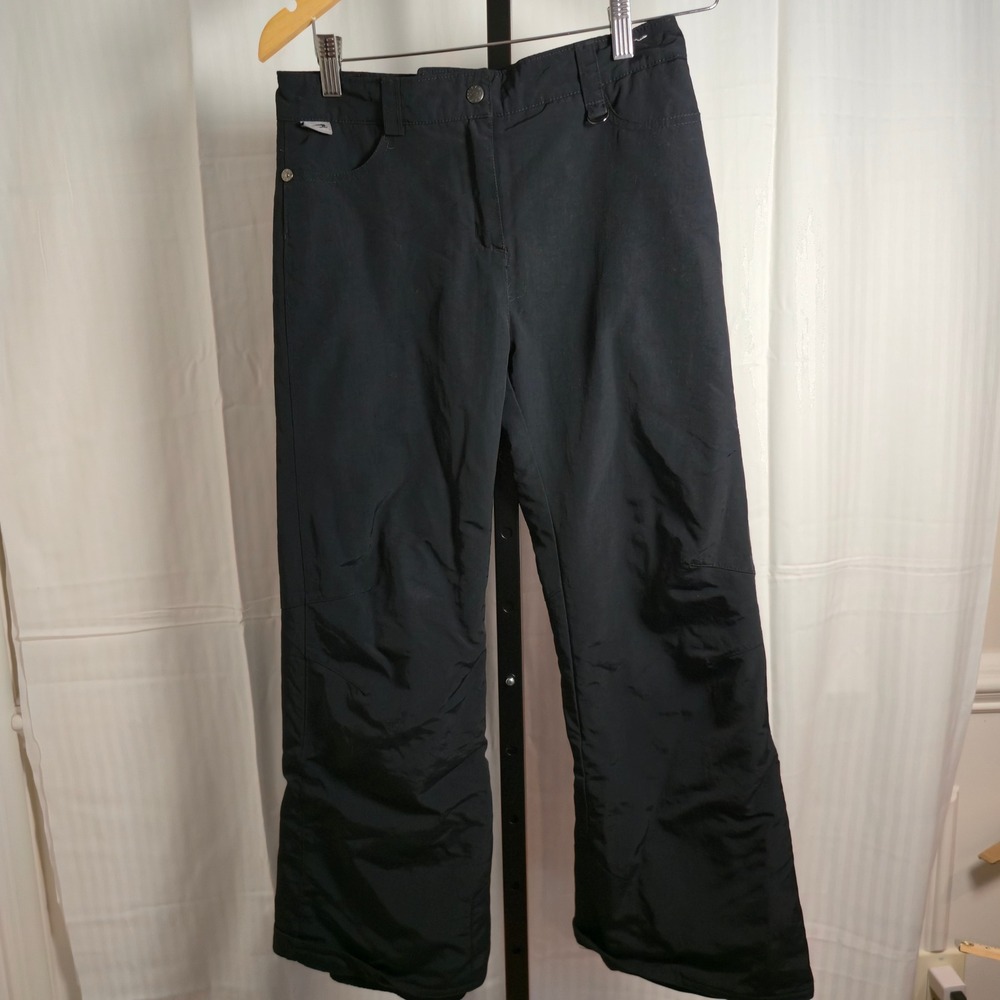 Obermeyer‎ HydroBlock Junior 12 Ski Pants Black Snow waterproof youth board gear